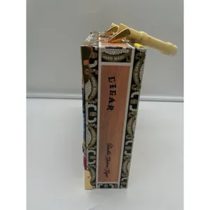 Far nine Vintage Style Route 66 Cigar Box Purse Bamboo Handle Americana Clutch thumbnail 5