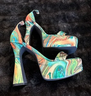 Dolls Kill Poster Girl x dolls kill Hypnotic Habits platforms heels 9 shoes thumbnail 1