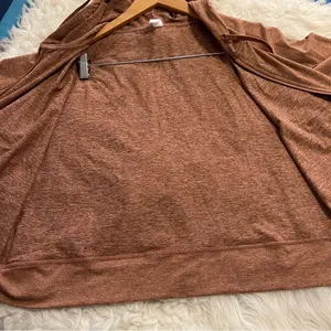 Yogalicious Lux Athletic Jacket Women’s size XL zip up hood pockets thumb holes thumbnail 11