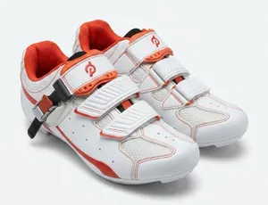 Peloton Cycling Shoes White/Orange thumbnail 1