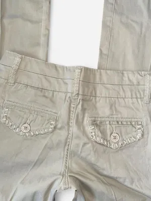 BKE Straight Leg Jeans in Light Beige thumbnail 4