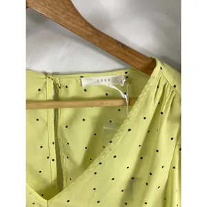 Lush Clothing NWT Polka dot v neck blouse thumbnail 2