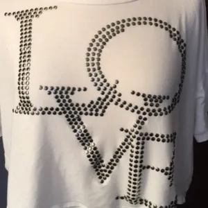 Forever 21 Studded "LOVE" Crop Top thumbnail 5