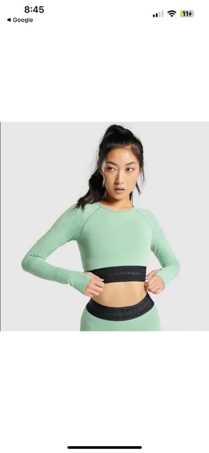 Gymshark mint workout set thumbnail 5