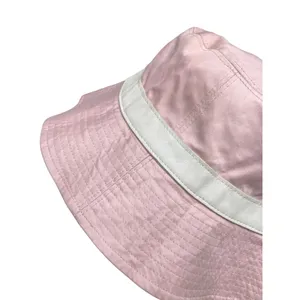 Vintage Y2K Coach Pink Bucket Hat Leather Buckle Belt Charm Size Small P/S thumbnail 4