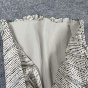 Brooks Brothers Size-6 Womens Midi Shirt Dress Silk Floral Ruffle Cream thumbnail 11