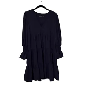 Tuckernuck Pomander Place Navy Poplin Kenzo Mini Dress Size Small thumbnail 2