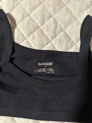 Garage Black Crop Top thumbnail 2