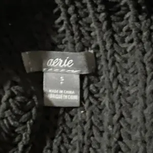 Aerie Turtleneck Sweater Women S Grey Shaker Stitch Ribbed Knit Oversized Chunky thumbnail 7