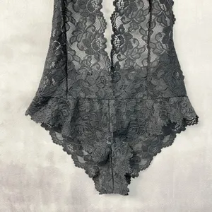 Adore Me Womens Lace Bodysuit Large Coquette Boudoir Romantic Goth Femme Fatale thumbnail 4