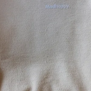 Madhappy Sweatshirt Terry Cloth Yellow Medium Cropped Crewneck thumbnail 4