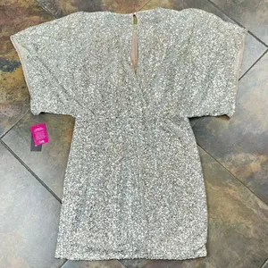 New! NWT Jessica Howard Short Sleeve Sequin Blouson Dress 16 thumbnail 13