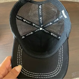 ROXY | Black Adjustable Trucker Hat thumbnail 7