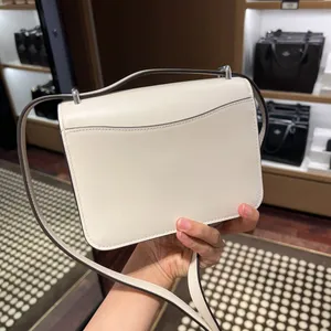 Coach Morgan Square Crossbody Chalk White Crossgrain Leather CL416 NWT $398 thumbnail 4