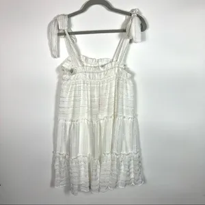 Anthropologie‎ Entro white dress women's small thumbnail 2