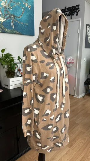 Zenana Long Line Hoodie thumbnail 2