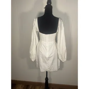sabo skirt luxe corset vida dress Linen Cotton Xs White thumbnail 3