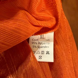 Loragal Shiny Orange with faux fur on the shoulders Dress! NWT! thumbnail 6
