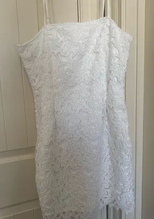 White mini dress Size L thumbnail 1