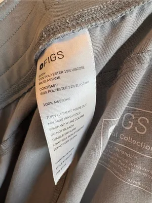 FIGS Gray Scrub Pants Size Large thumbnail 5
