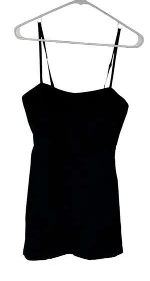 Urban Outfitters Dark Purple Bustier Velvet Dress Size Medium‎ thumbnail 1
