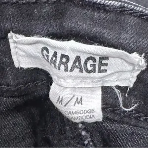 Garage Black Cutoff Jean Mini Skirt Women’s Medium thumbnail 3