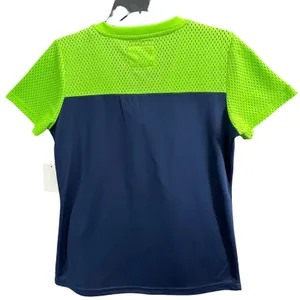 Seattle Seahawks NFL Football Shirt M Blue Green Lace Up Top Superbowl Champs‎ thumbnail 4