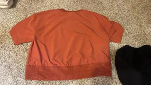 athleta top rust color size small thumbnail 6