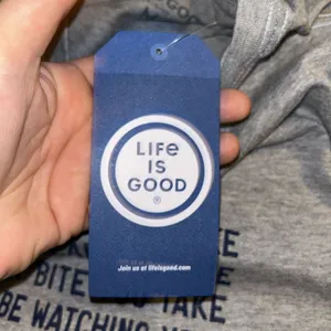 Life is Good Unisex Standard Crusher Graphic T-Shirt Size Medium Grey. NWT thumbnail 6