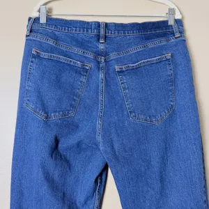 Abercrombie & Fitch Straight Jeans Women Sz 16L Blue Ultra High Rise Stretch thumbnail 4