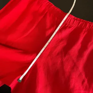 J. Jill Pimento Red 100% Linen Wide Leg Elastic Waist Pants NWT Women's Large thumbnail 10