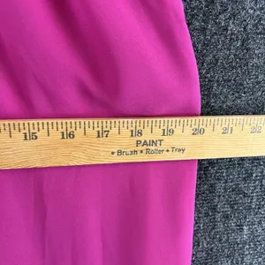 Banana Republic Fuchsia Pink Wide Leg Palazzo Pants Slits Pockets Size Large thumbnail 6