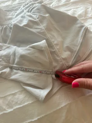 White Lululemon Hotty Hot Shorts thumbnail 4