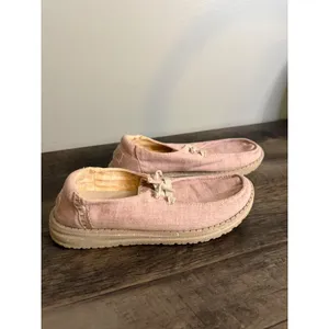 Hey Dude Wendy Pumice Mica Pink Slip On Loafers Womens 6 Casual Shoes thumbnail 4