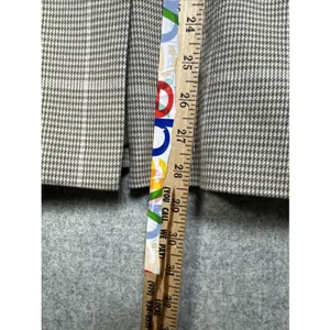 Madewell Womens Small Plaid Double Breasted Blazer Jacket Beige Neutral Academia thumbnail 9