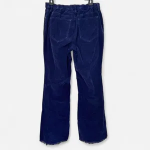 Free People We The Free Navy Corduroy Flare Pants | Retro Indie Boho 29 thumbnail 3