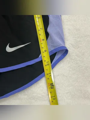 Nike Dri-Fit Tempo Black & Blue Lined Athletic Jogging Running Shorts Women’s XS thumbnail 7