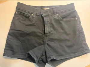 Levis high rise shorts 29 black thumbnail 1