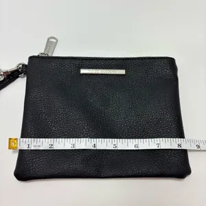 Steve Madden Wristlet Black Pebbled Leather with‎ Strap thumbnail 7