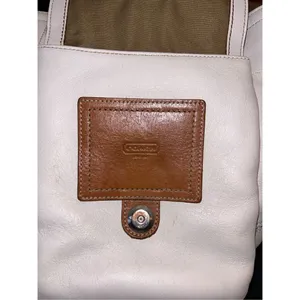 Large Coach Cream Leather Soho Shoulder Bag Double Pocket with Wallet thumbnail 5