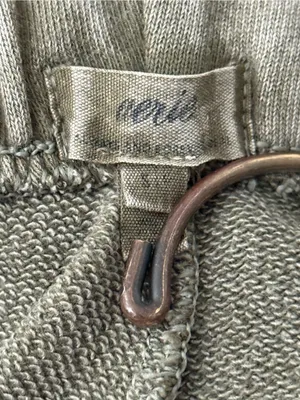 Aerie New Heights Trouser Shorts in Washed Olive Green thumbnail 4