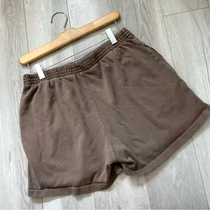 Brandy Melville Shorts cotton carmel by the sea california womens Brown one size thumbnail 4