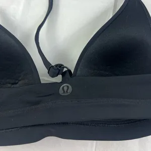 34B black razor back padded sports bra thumbnail 4