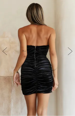Hello Molly Black Dress thumbnail 2