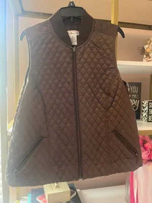 Talbots Brown Vest thumbnail 1