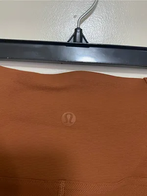 Lululemon Ribbed High-Rise Yoga Short 8" Butternut Brown thumbnail 4