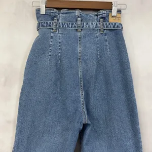 Abercrombie Fitch Mom Jean Women 26/2R Paperbag Waist Tie Belt Indie Street Chic thumbnail 6