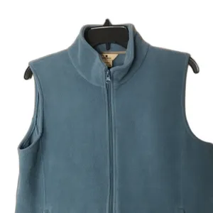 Woolrich Women's Cozy Zip Up Fleece‎ Vest Blue Size Medium thumbnail 2