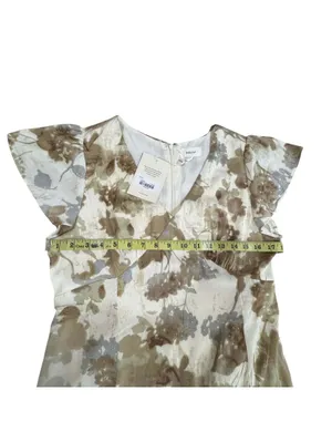 Bohme Floral V-Neck A-Line Maxi Dress with Flutter Cap Sleeves - Size L - NWT thumbnail 5