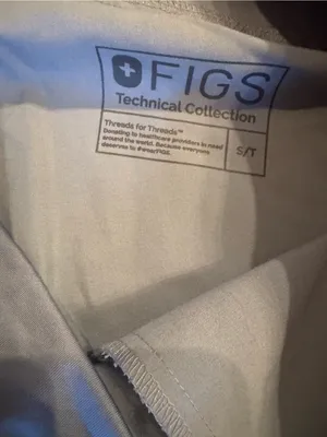 EUC FIGS Yola Cargo Scrub Pants | Slate Blue Women's Small Tall thumbnail 3